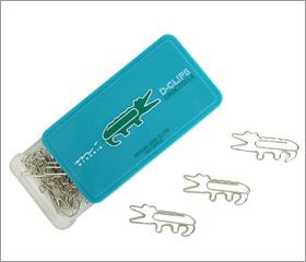 Midori Crocodile Paper Clips