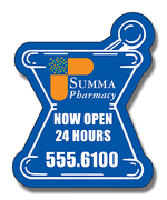 Moortar & Pestle Shape Custom Manget