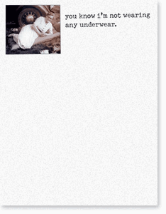 No Underwear Magnetic Notepad