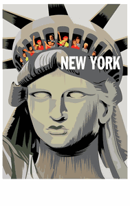 New York Lady Liberty Magnet