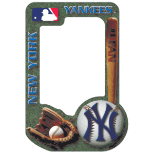 NY Yankees Photo Frame Acrylic Magnet