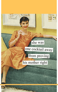 One Cocktail Away Mini Notes      