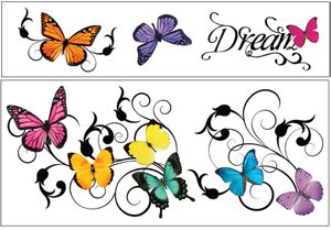 Paper House Butterfly Mini Mural Wall Decals