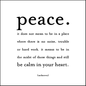 Peace... - Quotable Magnet