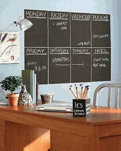 Peel & Stick Chalkboard - Slate Gray (4) Panels 