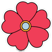 Pop Flower Car Magnets Section I