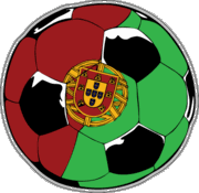 Portugal Soccer Ball Car Magnet