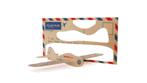 Post Card Balsa Airplane Post Card Balsa Airplane