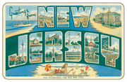 Postcard & Travel Decal Car Magnets - NJ