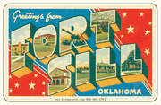Postcard & Travel Decal Car Magnets - OK