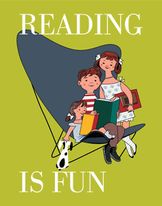 Reading Is Fun Children 11 x 14 Print