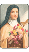 Saint Teresa Domed Magnet      