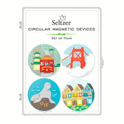 San Francisco Icons Magnet Set