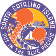 Santa Catalina Island Travel Decal Magnet          