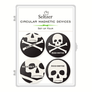 Skull Coffee Magnet Set