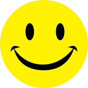 Smiley Face 1.25" Pin