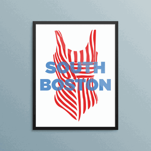 South Boston Bathing Suit 11 x 14 Print