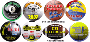 Sport Balls Magnets