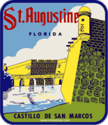 St. Agustine Castillo De San Marcos Travel Decal Car Magnet