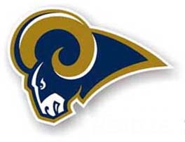 St. Louis Rams Car Magnet     