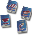 Stars & Stripes Cubed Magnet 4-Pack     