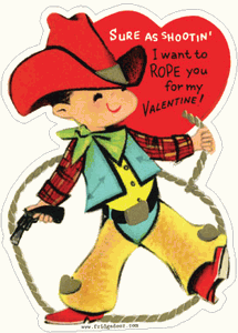 Sure As Shootin' Valentine Magnet