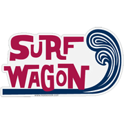 Surf Wagon Car Magnet  