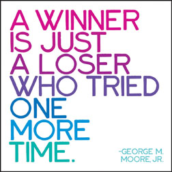 Tried One More Time Quotable Magnet