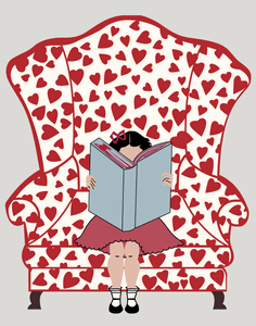Valentine Reader 11 x 14 Print