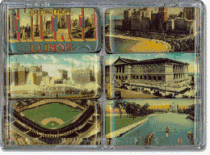 Vintage Chicago Mighty Magnets