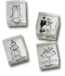 Wedding Cubed Magnet 4-Pack