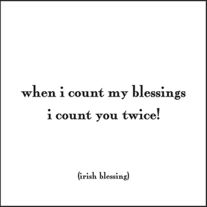 When I Count My Blessings Quotable STickers