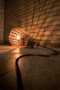 Wooden Bulb Light Fixture