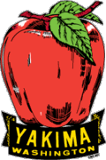 Yakima WA Travel Decal Magnet