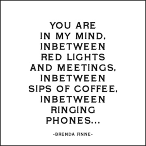 You Are In My Mind Quotable Cards
