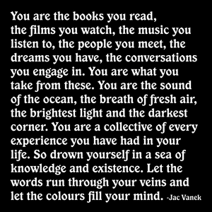 You are the Books You Read Quotable Magnet