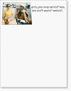 You Keep Talkin' Magnetic Notepad