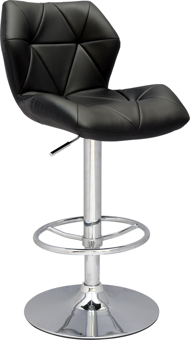 Chintaly 0310 Diamond Tufted Swivel Stool