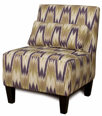 Advantage Latham Leaf Accent Chair with Kidney Pillow - click to enlarge