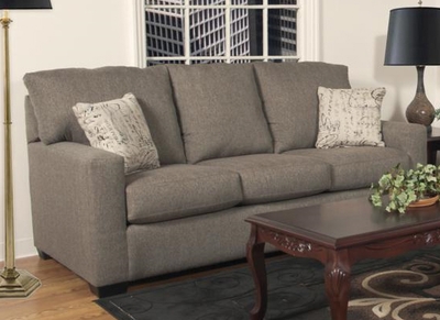 Advantage Parallel Mineral Sofa with Pillows - click to enlarge