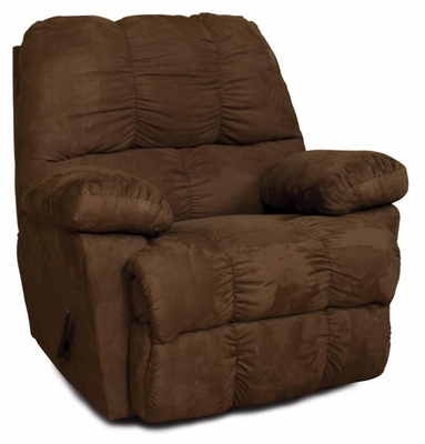 Advantage Sierra Chocolate Handle Chaise Rocker Recliner - click to enlarge