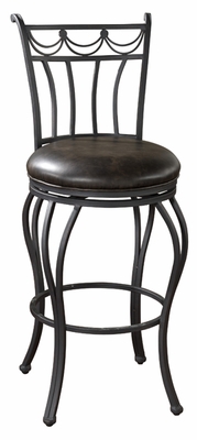 American Heritage Abella 26" Leather Bar Stool - click to enlarge