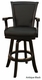 American Heritage Auburn Leather Bar Stool - click to enlarge