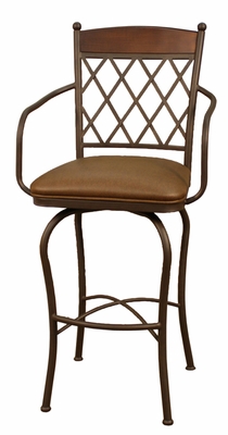 American Heritage Havana Stool in Ginger Spice - click to enlarge
