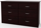 Ameriwood Black Forest Six Drawer Dresser - click to enlarge