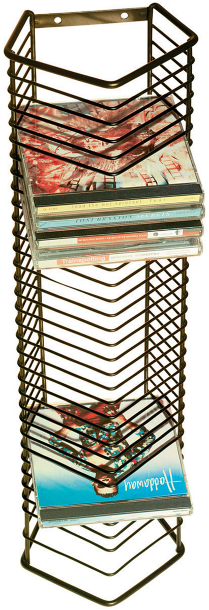 Atlantic Onyx 35 CD Wire Storage Tower - 1209 - Atlantic TV Stands