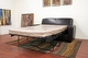 Ballard Classic Style Dark Brown Leather Modern Sofa Sleeper - click to enlarge
