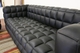 Baxton Studio Arriga Contemporary Black Puffed Style Leather Sofa - click to enlarge