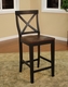Berkshire 54" Gathering Table with Butterfly Leaf and 6 Camden Stools - click to enlarge
