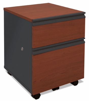 Bestar Prestige + Mobile Pedestal in Bordeaux & Graphite - click to enlarge
